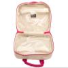 MainStreet Collection Linen Carolina Cosmetic Bag (Pink Moire Trim) view 3