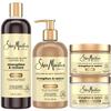 SheaMoisture Jamaican Black Castor Oil Strengthen & Restore Hair Repair Shampoo, Conditioner, Masque + Leave-In Conditioner Bundle view 1