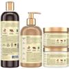 SheaMoisture Jamaican Black Castor Oil Strengthen & Restore Hair Repair Shampoo, Conditioner, Masque + Leave-In Conditioner Bundle view 2