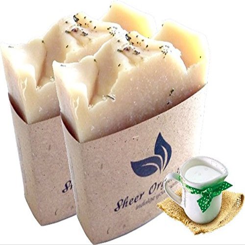 (2 Pack) Sheer Organix Luxury Rejuvenative Handmade Herbal Soap, 3.52 oz. / 100g, Kefir