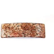 Made In France Belle Le Paris Tortoise Shell Multi Color 3 x 1.5 Inches Large Hair Barrette Q8