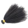ZigZag Hair Afro Kinky Curly Hair Brazilian Virgin Hair Weave Bundles 4B 4C 100% Human Hair Bundles One Piece Double Weft Hair Extension (28inch) view 3