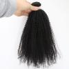 ZigZag Hair Afro Kinky Curly Hair Brazilian Virgin Hair Weave Bundles 4B 4C 100% Human Hair Bundles One Piece Double Weft Hair Extension (28inch) view 4