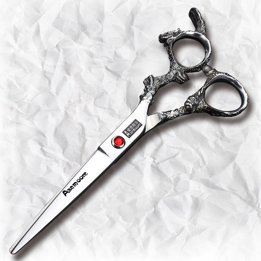 Professional Hair Scissors Hairdressing Cutting+Thinning Scissors Salon Hair Styling Tools (Cutting Scissors)