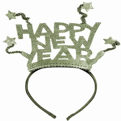 Forum Novelties Happy New Year Party Headband, One Size, As Shown