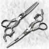 Professional Hair Scissors Hairdressing Cutting+Thinning Scissors Salon Hair Styling Tools (2pcs) view 1