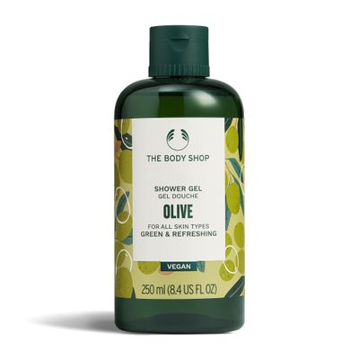 The Body Shop Olive Shower Gel, Paraben-Free Body Wash, 8.4 Fl Oz (Pack of 1)