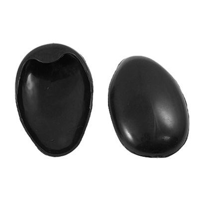 uxcell Pair Barber Black Plastic Hair Dye Ear Cover Protector