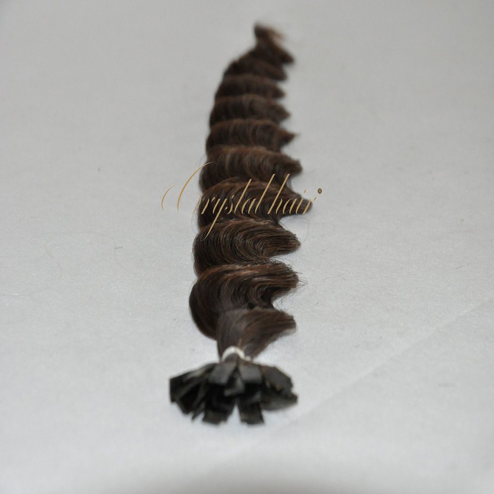 Crystal Factory Human Hair DW Keratin Hair Extensions 20inches 20Grams 24Strands (3#)