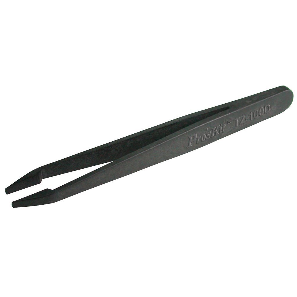 Proskit TZ-100D Anti-static Tweezers Electrician For High Technology Hand Tools Electronic Antimagnetic Tweezer
