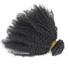 ZigZag Hair Afro Kinky Curly Hair Brazilian Virgin Hair Weave Bundles 4B 4C 100% Human Hair Bundles One Piece Double Weft Hair Extension (14inch) view 2