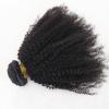 ZigZag Hair Afro Kinky Curly Hair Brazilian Virgin Hair Weave Bundles 4B 4C 100% Human Hair Bundles One Piece Double Weft Hair Extension (14inch) view 3