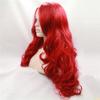 Wig Red Loose Wavy Curl Synthetic Lace Front Wig view 2