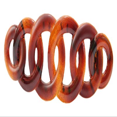 Caravan Barrette Chain, Tortoise Shell Matte/Tortoise Shell