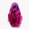 Wave Wig Loose Wavy Curly Purple Pink Ombre Synthetic Lace Front Wig view 4