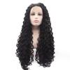 Wave Wig Wavy Long Black Synthetic Lace Front Wig view 1