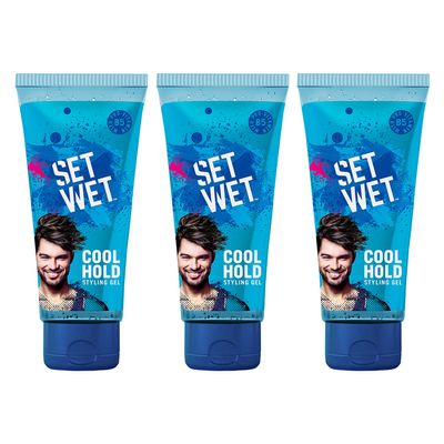 Set Wet Cool Hold Hair Cream, 100ml (Pack of 3)