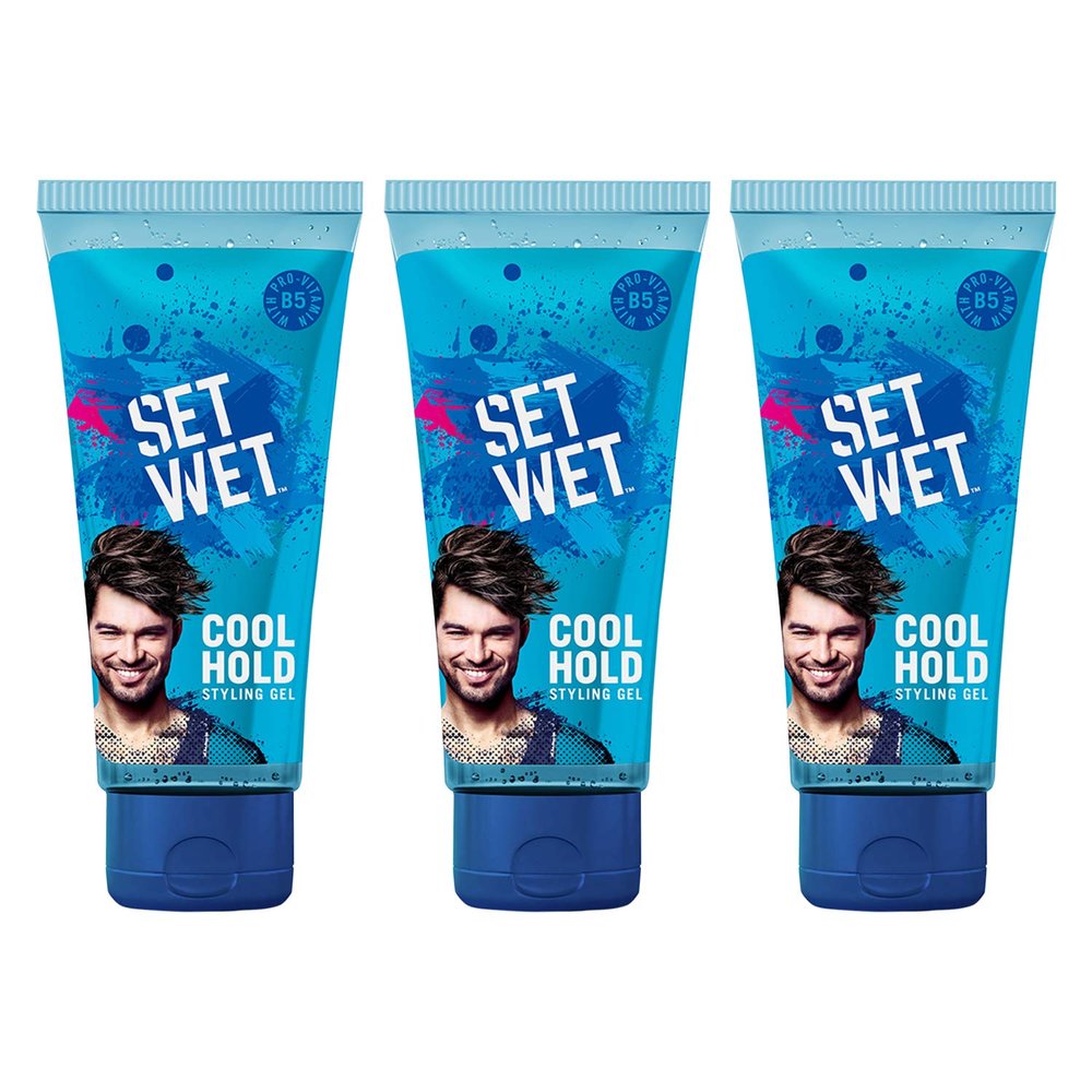 Set Wet Cool Hold Hair Cream, 100ml (Pack of 3)