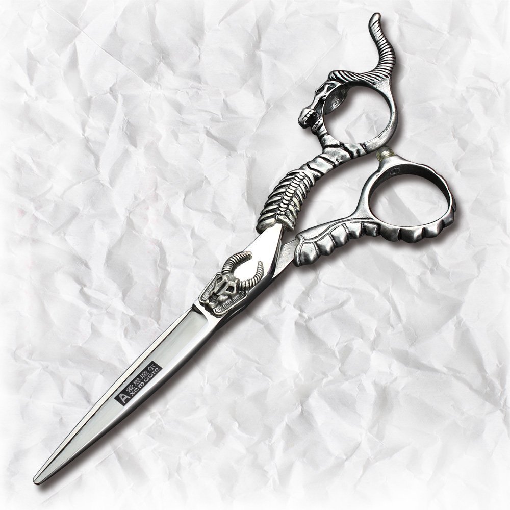 Professional Hair Scissors Hairdressing Cutting+Thinning Scissors Salon Hair Styling Tools (Cutting Scissors)