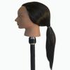 Bellrino 30" (Long and thick) Ethnic Cosmetology Mannequin Manikin Training Head with Synthetic Fiber with Table Clamp Holder (SYNTHETIC-MAYA+C) view 4