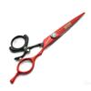 Professional hairdressing scissors 6 inch personality rotation handle haircut hair scissors tools (2pcs) view 3
