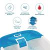 HoMedics Bubble Bliss Deluxe Foot Spa with Heat Massaging Arch, 3 Acupressure Attachments, Splash Guard, Raised Nodes Creates Bubbles, Improves Circulation, Soothe Tired Muscles view 3
