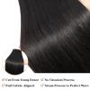 12A Straight Bundles Human Hair 14" 16" 18" 20" 400g Brazilian Remy Straight Hair 4 Bundles Deals 100% Unprocessed Virgin Raw Remy Human Hair Bundles Weave Natural Color view 3