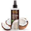 Desert Essence Coconut Hair Defrizzer & Heat Protector 8 fl oz - Gluten Free, Vegan, Cruelty Free - Coconut Oil & Jojoba Seed Extract - Protects Hair from Heat & Styling Damage view 2
