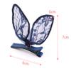 Numblartd 5 Pcs Cute Bunny Ears Lace Bow Hair Clip - Fashion Head Clip Hair Accessories for Women Lady (Color Random) view 2