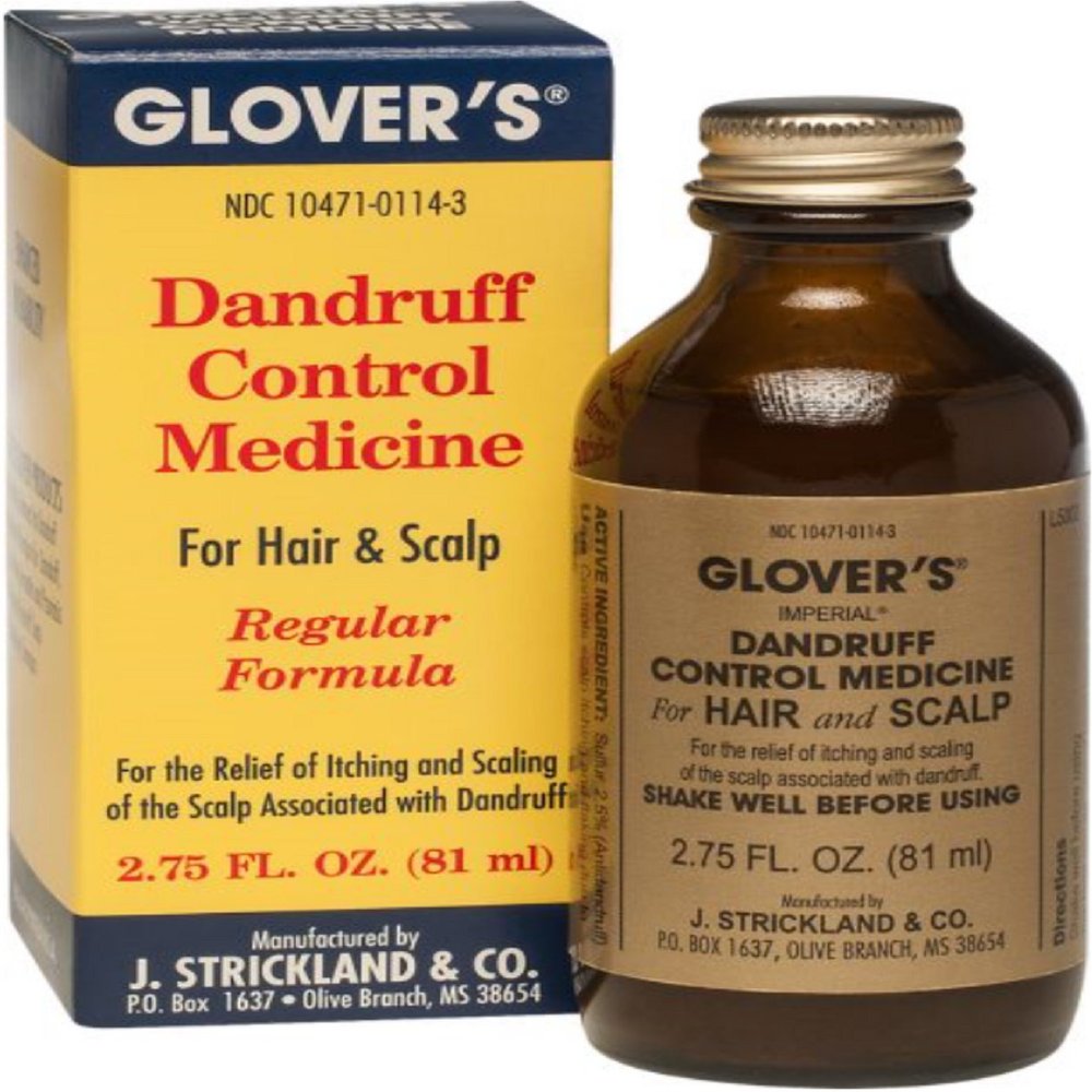 GLOVER'S DANDRUFF CONTROL MEDICINE FOR HAIR & SCALP (REGULAR FORMULA)
