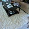 Large White Faux Sheepskin Area Rug - Rectangle - Shag - Luxury Faux Fur - Ultra Suede Backing - Fur Accents Original Design (5'x8') view 2