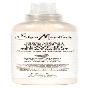 Shea Moisture 100% Virgin Coconut Oil Leave-In Treat 8 Ounce (237ml) (6 Pack)