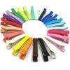20 Pcs Ribbon All Inclusive Cloth Duckbill Clip Hair Clip - Length 5cm - Bifurcated Safety Clip DIY Jewelry Accessories (Colour Random) view 1