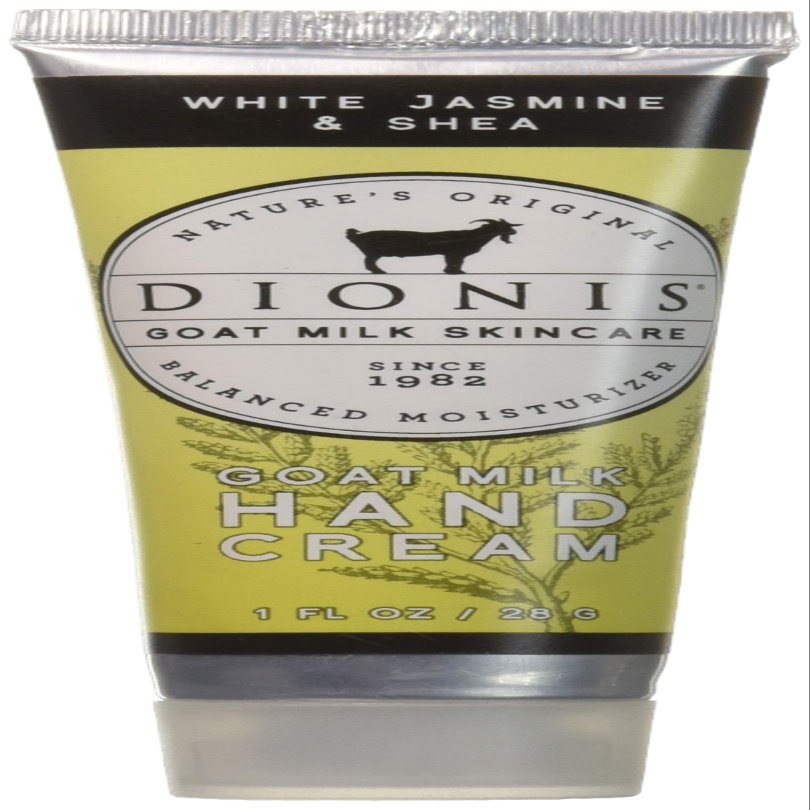 Dionis - Goat Milk Skincare White Jasmine and Shea Scented Hand Cream (1 oz) - Made in the USA - Cruelty-free and Paraben-free