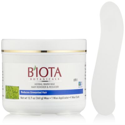 Biota Botanicals Bioxet Series Hair Minimizer Herbal Warm Wax, 12.7-ounce