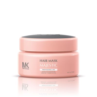 MK PROFESSIONAL Argan Oil Hair Mask (6.8 fl.oz / 200ml) - Moisturizing and Deep Conditioning - Hair Color and Treatment Protection - Easy to Apply