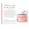 MK PROFESSIONAL Argan Oil Hair Mask (6.8 fl.oz / 200ml) - Moisturizing and Deep Conditioning - Hair Color and Treatment Protection - Easy to Apply view 2