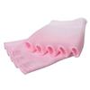 BcurbSox Toe Gel Lined Compression Socks Toes Separating Therapeutic Moisturizes Dry foot Feet Hard Cracked Skin Toe Straightener Stretcher Separators. (Pink - 1 Pair (Toe Gel Lined Socks), Medium) view 2