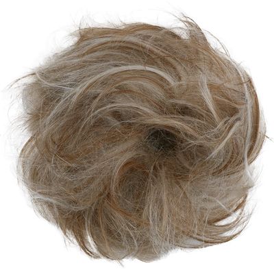 CAISHA 100% HUMAN HAIR Scrunchie Hair Piece Updo Braid Hair Scrunchy Messy Bun Red Blonde Mix H312m