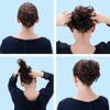 CAISHA 100% HUMAN HAIR Scrunchie Hair Piece Updo Braid Hair Scrunchy Messy Bun Red Blonde Mix H312m view 4