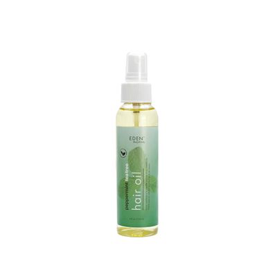 EDEN BodyWorks Peppermint Tea Tree Hair Oil | Dry Hair Treatment for Curly Hair Products | Scalp Oil to Eliminate Dandruff & Boost Shine | Hair Products for Curls | 4 oz