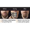 Mens Goatee Shaving Template - Create Perfectly Shaped Beards Every Time - Adjustable, Reduces Shaving Time - Shape Van Dyke, Circle Beard, Version 1.1 (2-pack) view 3