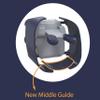 Mens Goatee Shaving Template - Create Perfectly Shaped Beards Every Time - Adjustable, Reduces Shaving Time - Shape Van Dyke, Circle Beard, Version 1.1 (2-pack) view 4