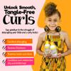 CurlyKids Super Detangle Kids Shampoo & Conditioner Set, Frizz-Free Care for Curly, Kinky, Wavy, and Frizzy Hair - Sulfate & Paraben-Free Hair Care view 2