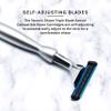 Taconic Shave, Gillette Sensor & Sensor Excel Compatible Heavyweight Triple Blade Pivot Head Razor, Includes 1 Preloaded Blade - Delivers a Smooth, Close & Comfortable Shave view 4