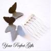 20 pcs 1.25 inch (30mm) Silver Plated Metal Hair Combs 5 Teeth for Wedding Bridal Flower Tiara Jewelry Craft Supplies AC004 view 1