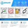 T POWER 6.6 feet for Silk'n Flash & Go,Silk'n Glide Silk'n Blue Acne Solution Device Laser Hair Removal System Model: 87046 Replacement Ac Dc Adapter Switching Power Supply Cord Charger view 2