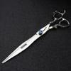 8-inch hairdressing scissors hair stylist professional styling hair shears barber scissors tools flat cut big cutter 22cm view 4