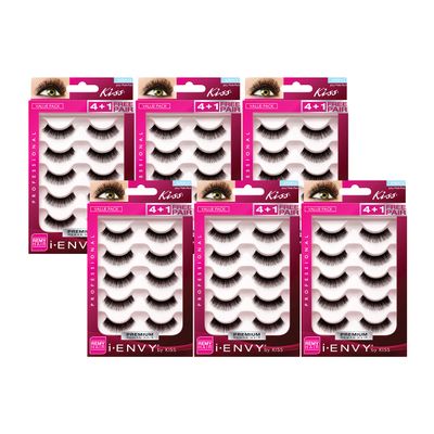 i.Envy by Kiss Eye Lash Value Pack #KPEM12 (6 PACK)