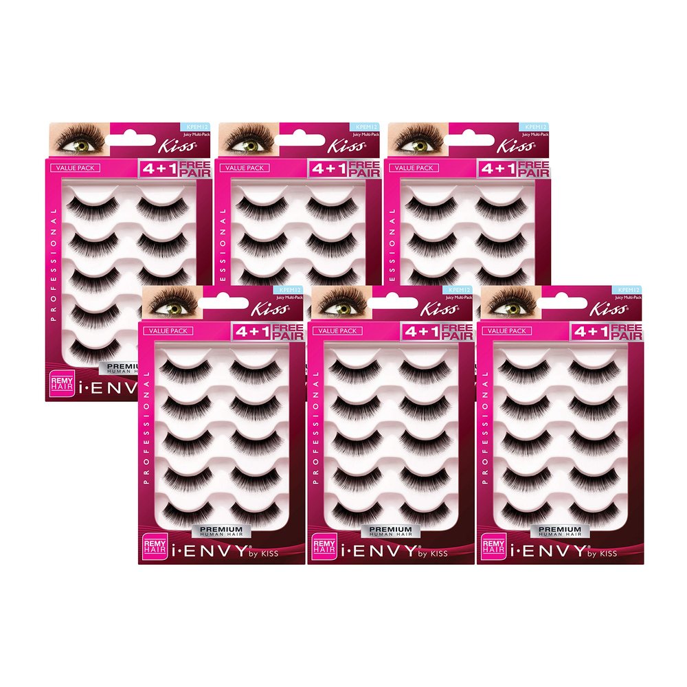 i.Envy by Kiss Eye Lash Value Pack #KPEM12 (6 PACK)